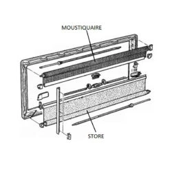 DOMETIC Moustiquaire Ou Store S4