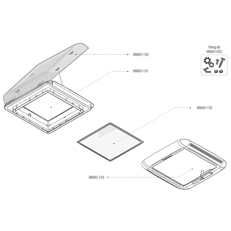 FIAMMA Vent F Pro Pièces Détachées 1 FIAMMA Vent F Pro Pièces Détachées