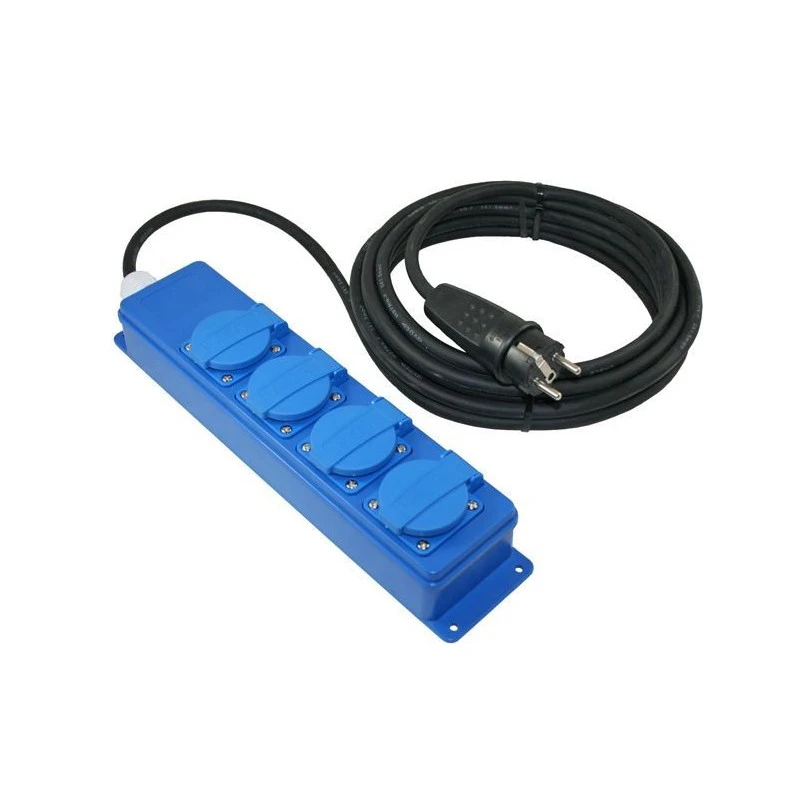 HABA Multiprise étanche IP44 7,5 M De Câble 1 HABA Multiprise étanche IP44 7,5 M De Câble