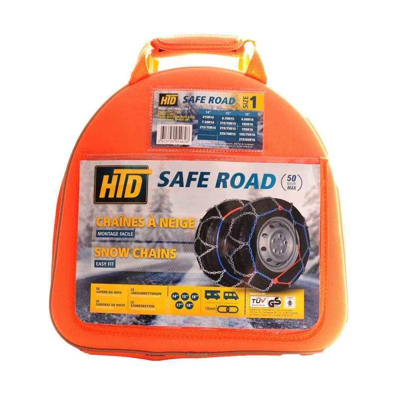 HTD Chaînes Saferoad Taille 1 / 14" à 16" 2 HTD Chaînes Saferoad Taille 1 / 14" à 16" – Image 2