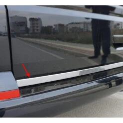 OMAC Baguette De Protection De Hayon Inox VW T5 -Haba Soldes omac baguette de protection de hayon inox vw t5 2