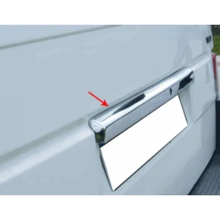 OMAC Couvre éclairage De Plaque Inox Chromé VW T4