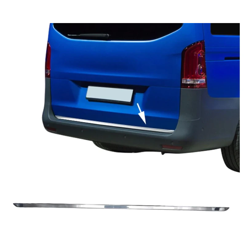 OMAC Protection De Hayon Inox Chromé MB Vito W447 1 OMAC Protection De Hayon Inox Chromé MB Vito W447