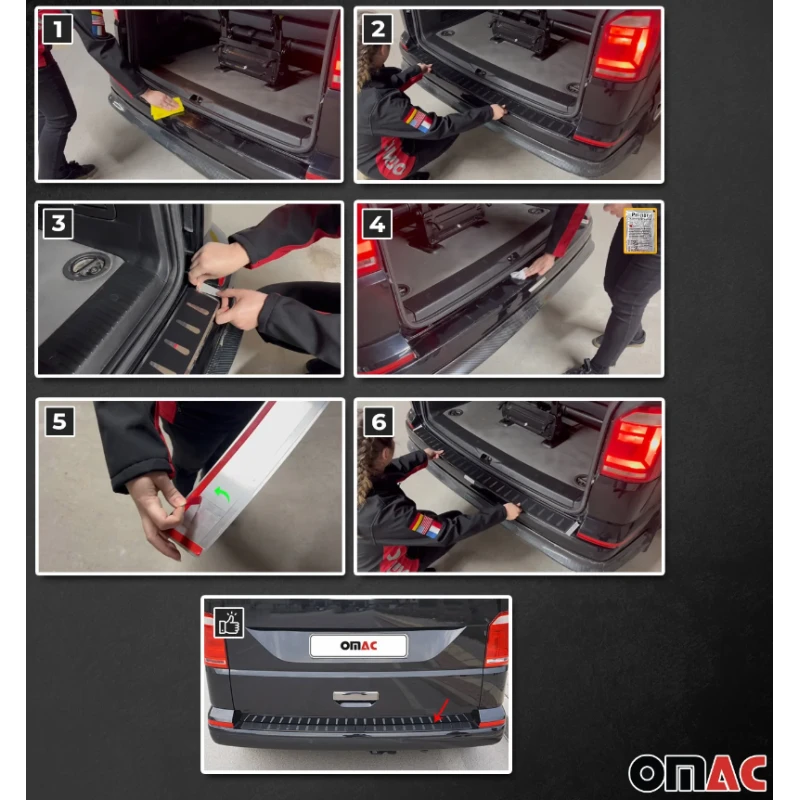 OMAC Protection Seuil De Coffre Carbone MB Vito W639 6 OMAC Protection Seuil De Coffre Carbone MB Vito W639 – Image 6