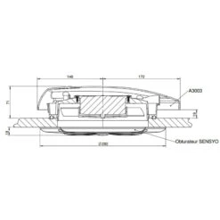 SIROCO Aérateur 3003 + Sensyo 12 V -Haba Soldes siroco aerateur 3003 sensyo 12 v 3