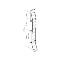 THULE Ladder 10 Steps 8 THULE Ladder 10 Steps -Haba Soldes thule ladder double 10 3