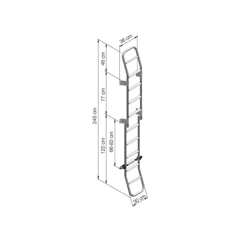 THULE Ladder 10 Steps 4 THULE Ladder 10 Steps – Image 4